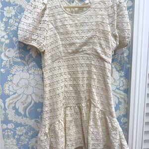 LoveShackFancy white short dress